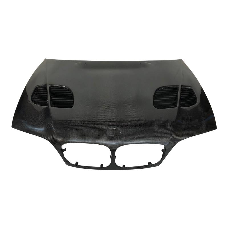 BMW E46 2002-2006 2-Door Carbon Fiber Bonnet Look M3 GTR , With Air